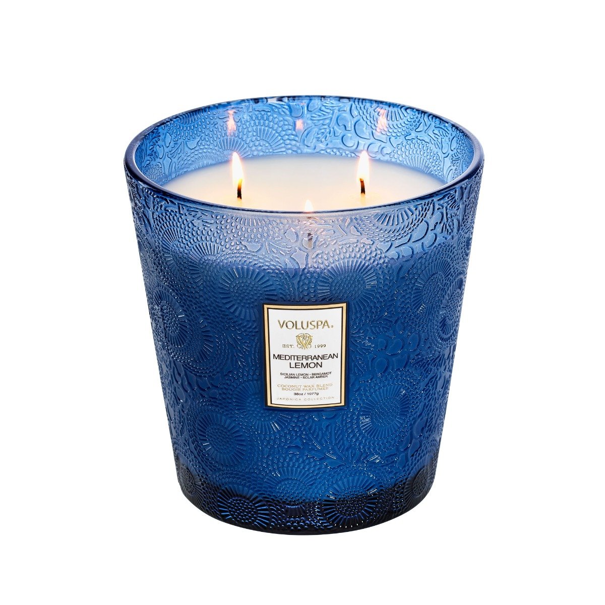 Voluspa - Mediterranean Lemon 3 Wick Hearth Candle