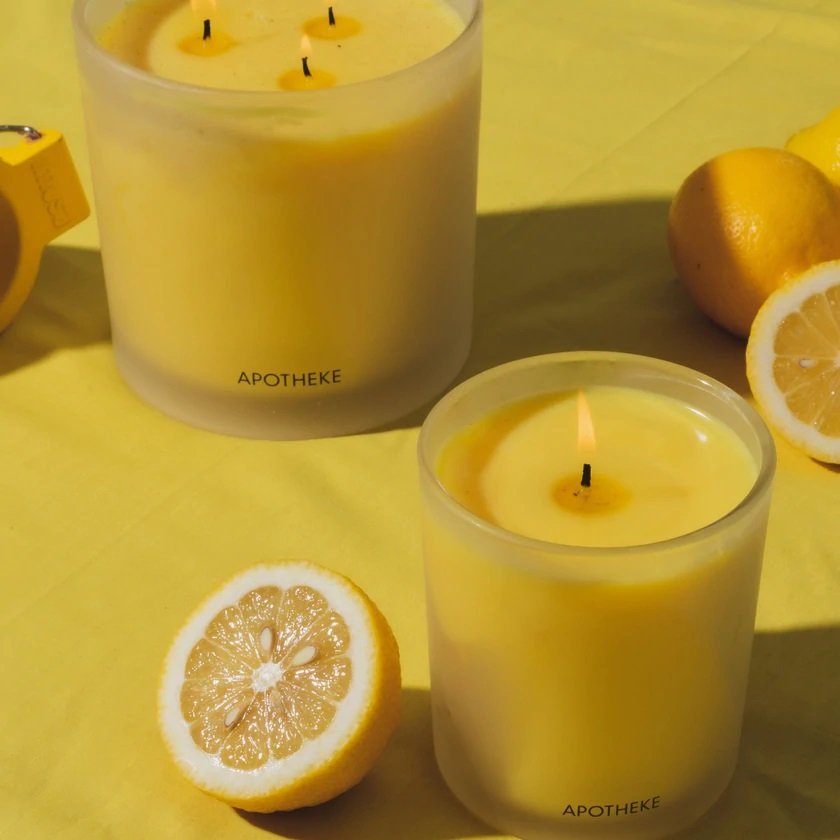 Apotheke - Meyer Lemon and Mint 3 Wick Candle
