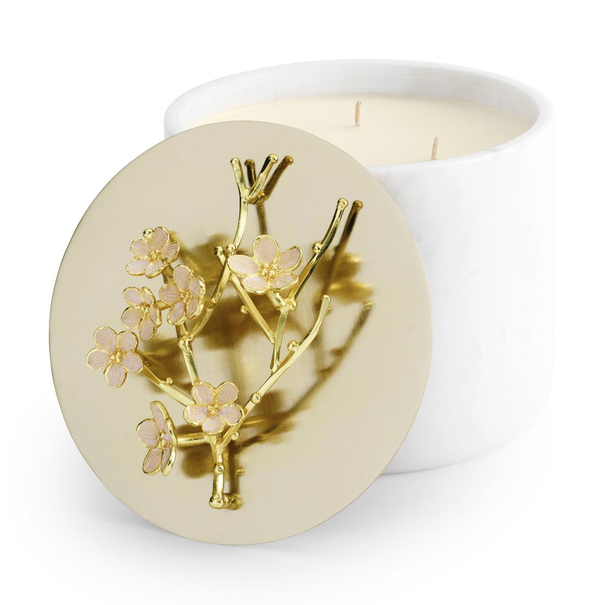 Michael Aram - Cherry Blossom Large Marble Candle