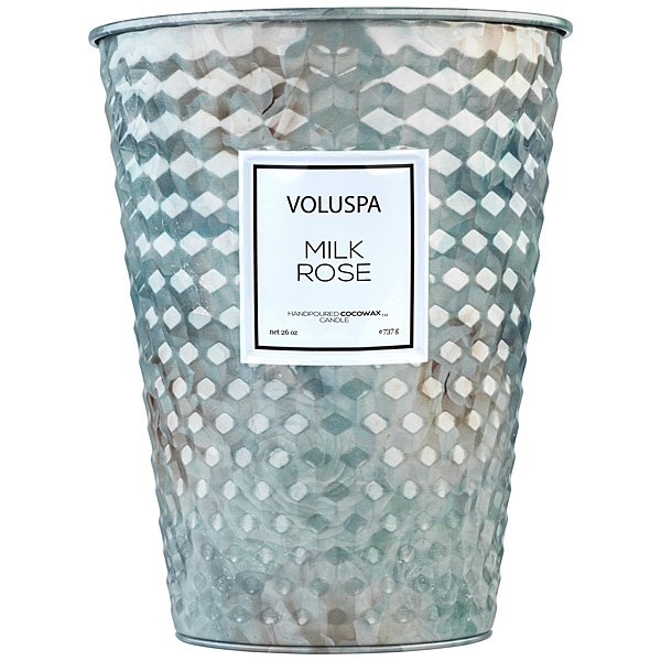 Voluspa - Milk Rose 2 Wick Tin Table Candle