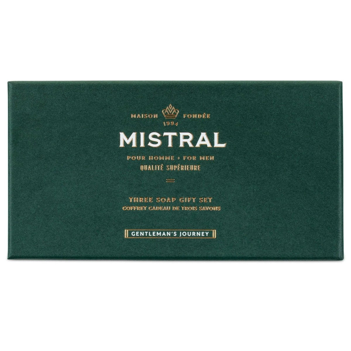 Mistral - Gentleman’s Journey 3 Bar Soap Gift Set