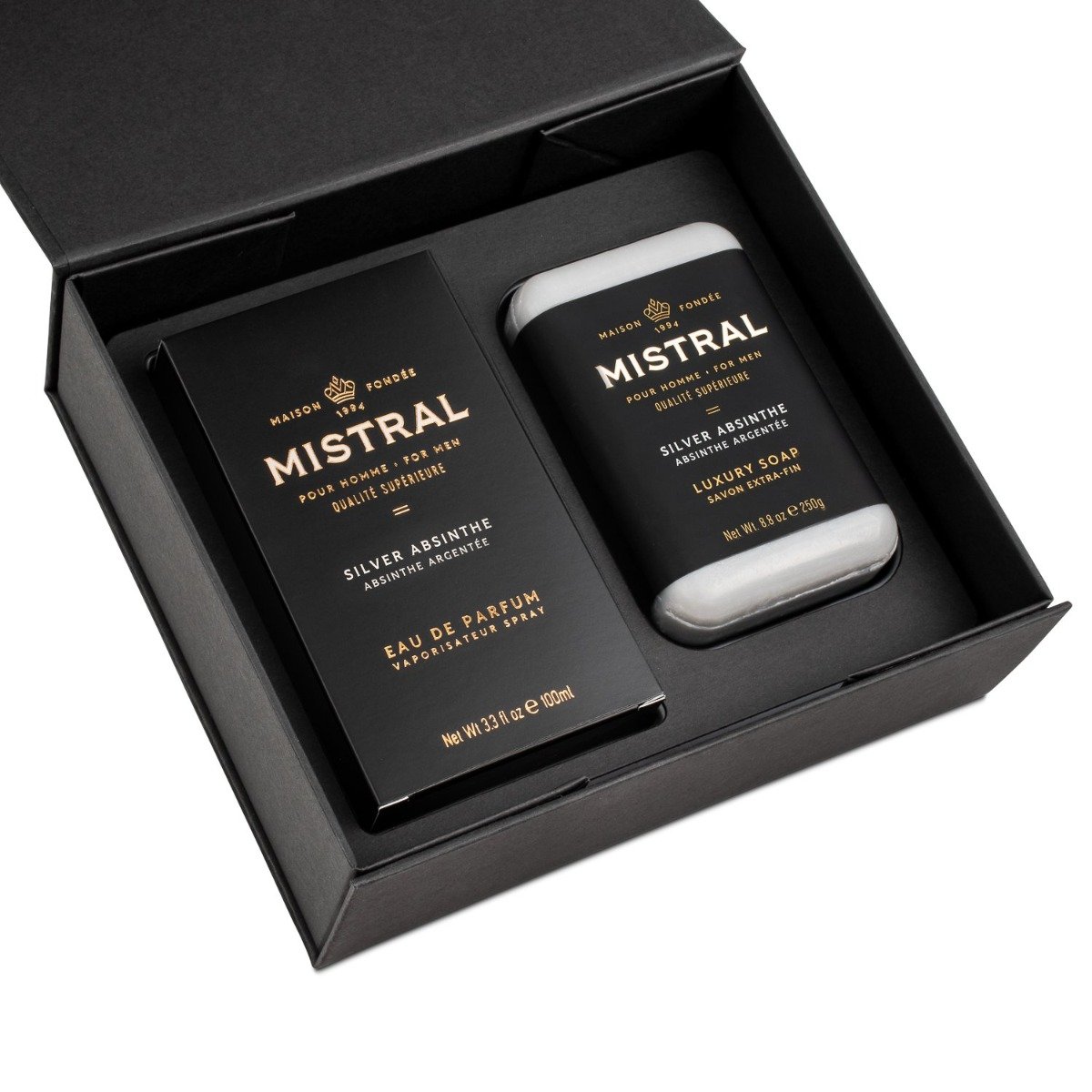 Mistral - Silver Absinthe Eau de Parfum & Soap Gift Set