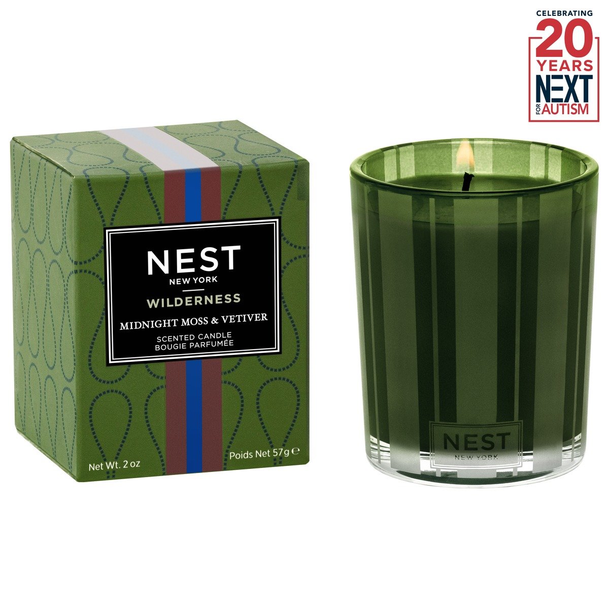 Nest - Midnight Moss & Vetiver Votive Candle