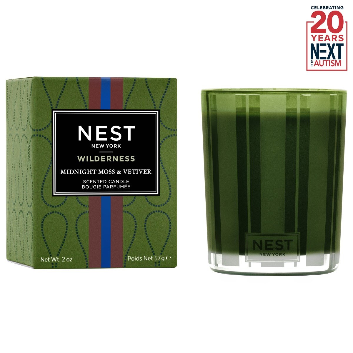 Nest - Midnight Moss & Vetiver Votive Candle