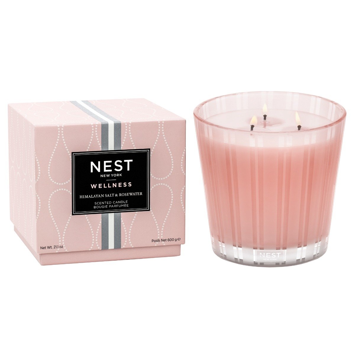 Nest - Himalayan Salt & Rosewater 3 Wick Candle
