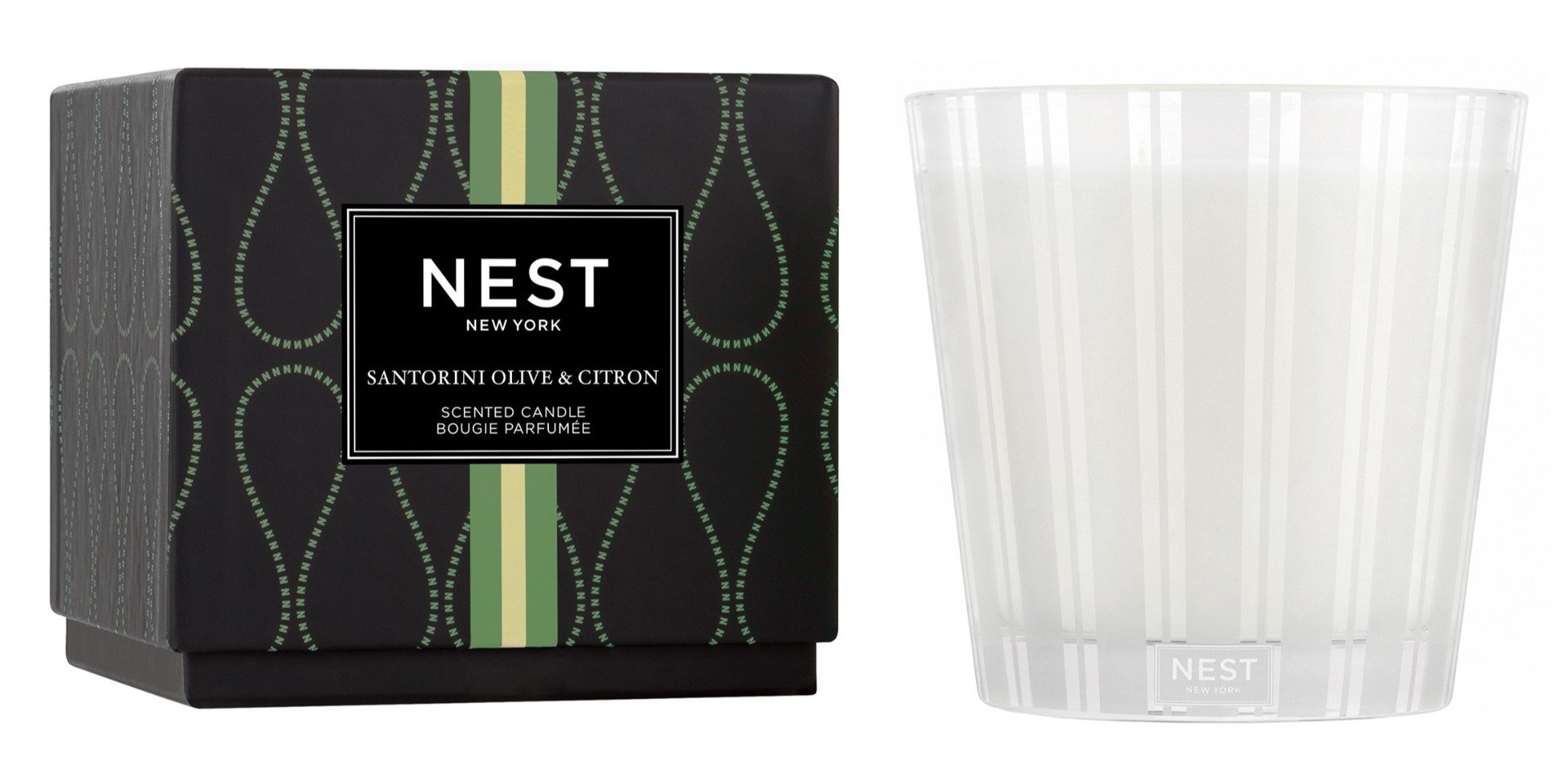 Nest - Santorini Olive & Citron 3 Wick Candle