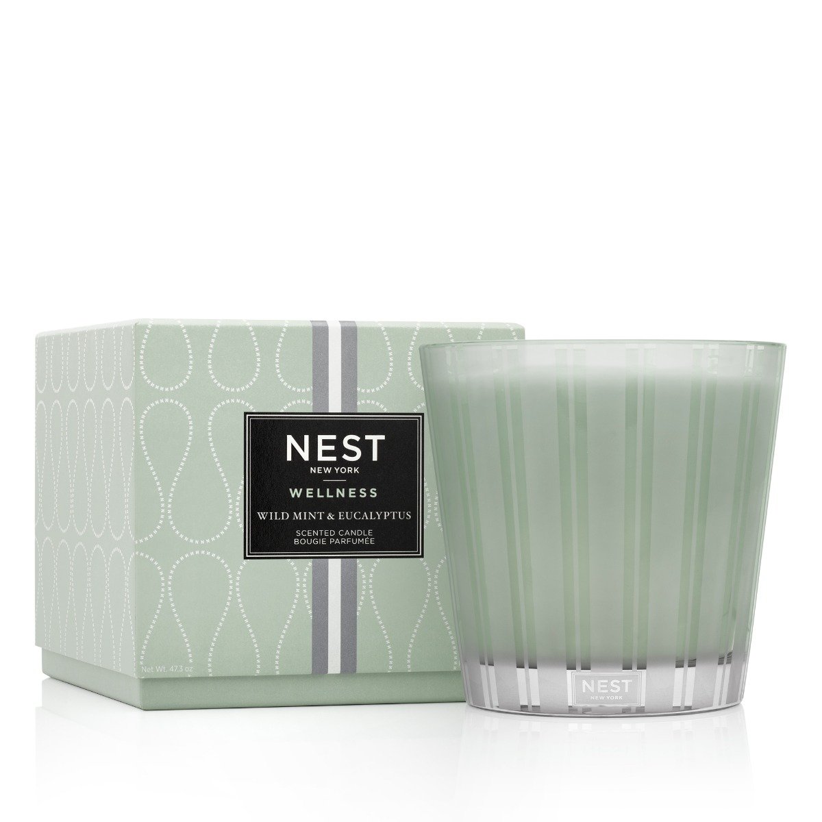 Nest - Wild Mint & Eucalyptus 4 Wick Luxury Candle