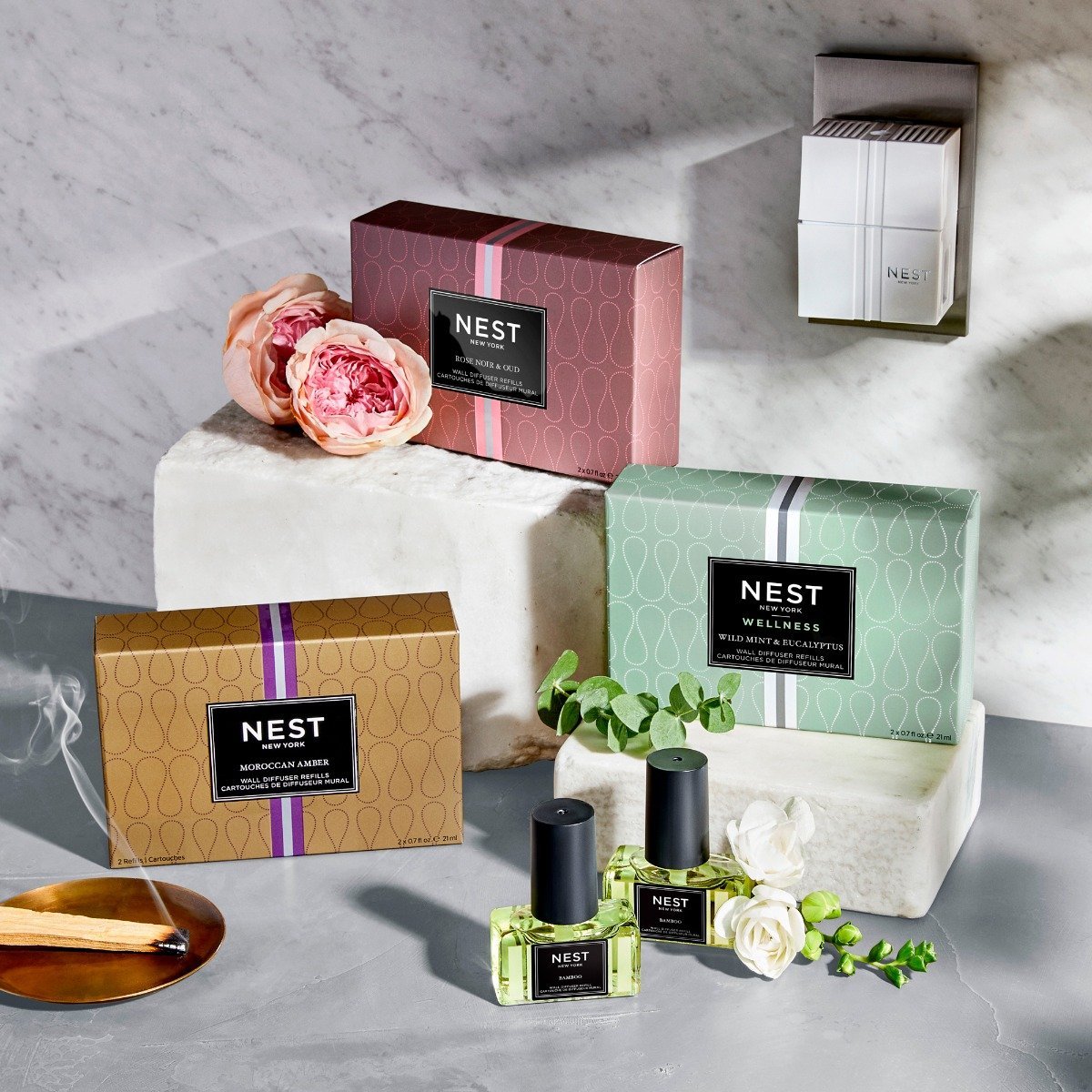 Nest - Wild Mint & Eucalyptus Plug In Wall Diffuser Refills