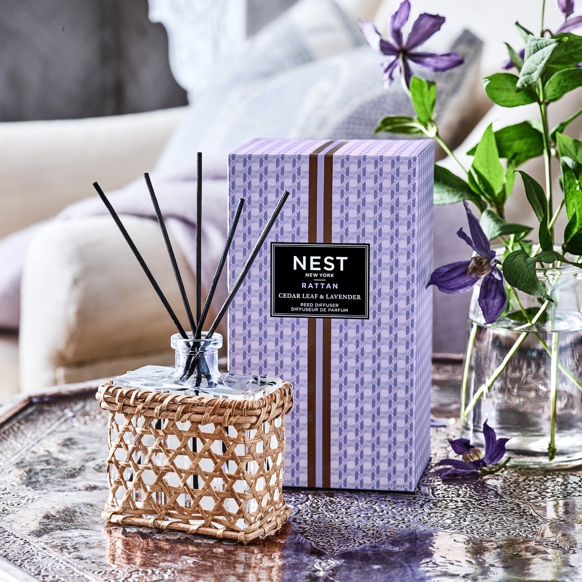 Nest - Cedar Leaf & Lavender Rattan Diffuser
