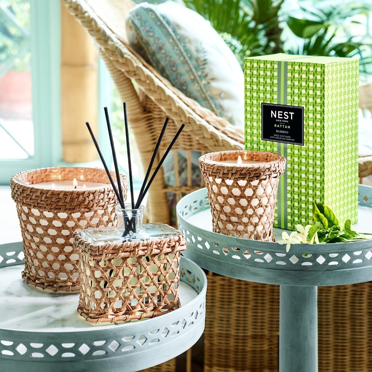 Nest - Bamboo Rattan 3 Wick Candle