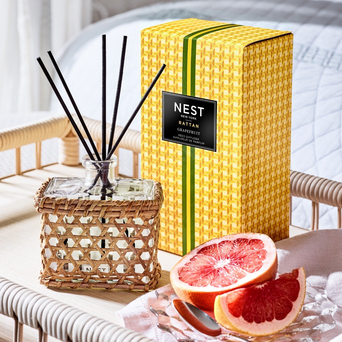 Nest - Grapefruit Rattan Diffuser