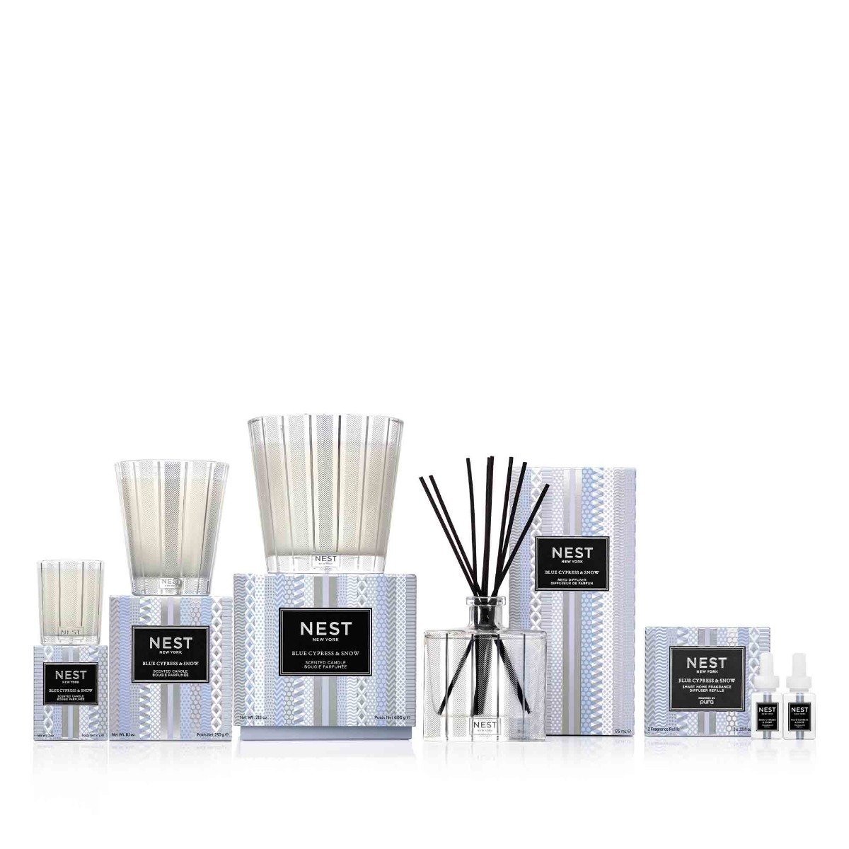 Nest - Blue Cypress & Snow 3 Wick Candle