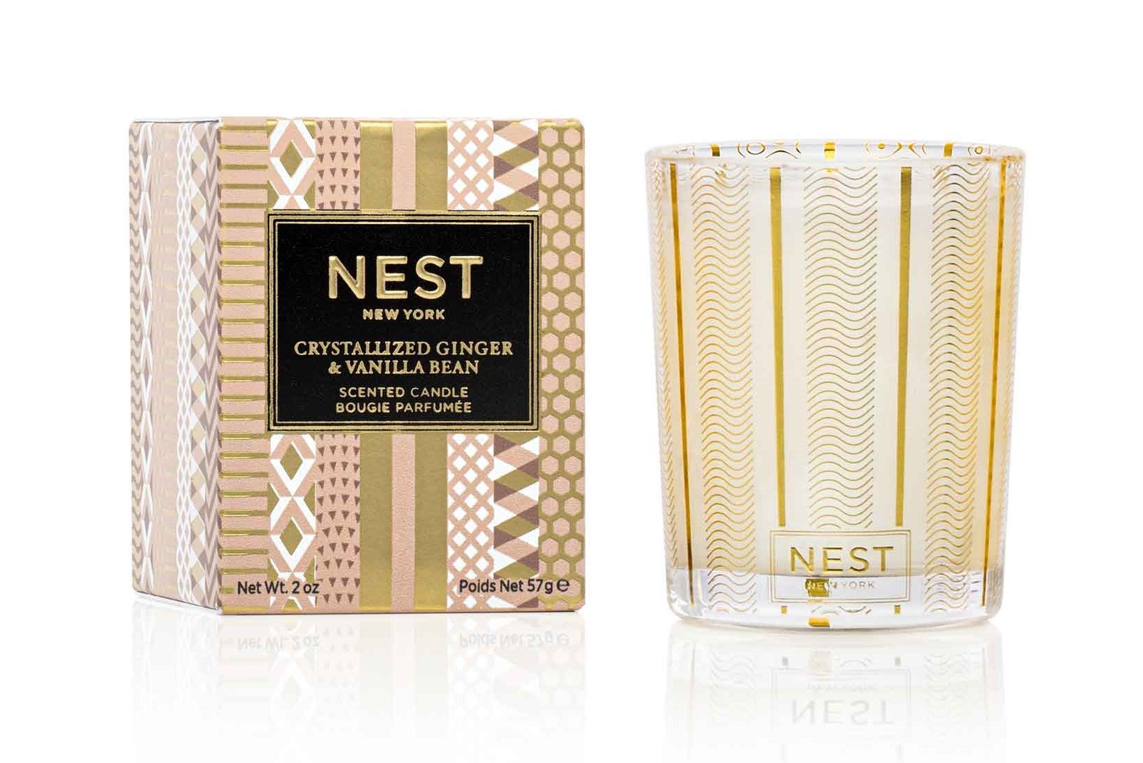 Nest - Crystallized Ginger & Vanilla Bean Votive Candle