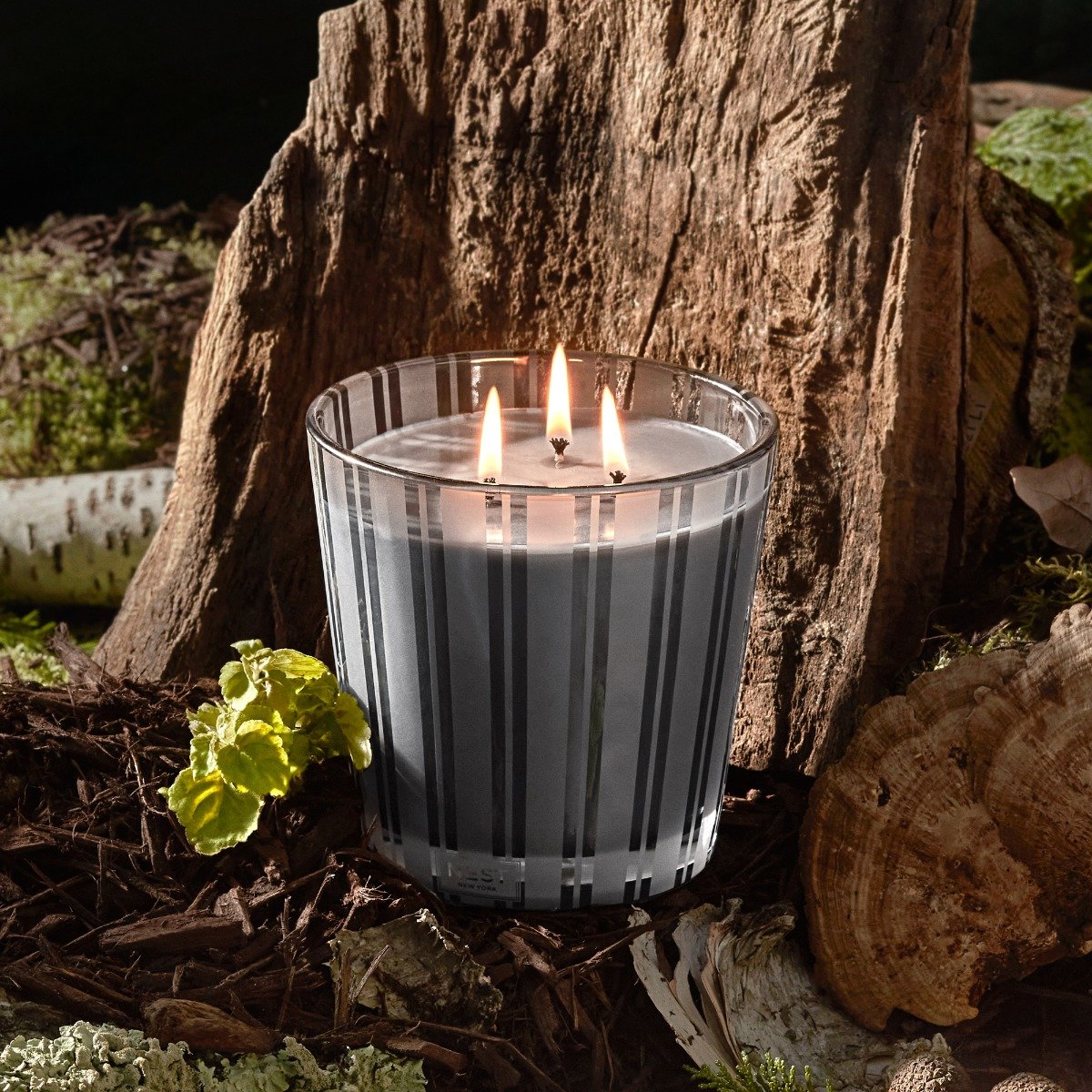 Nest - Charcoal Woods 3 Wick Candle