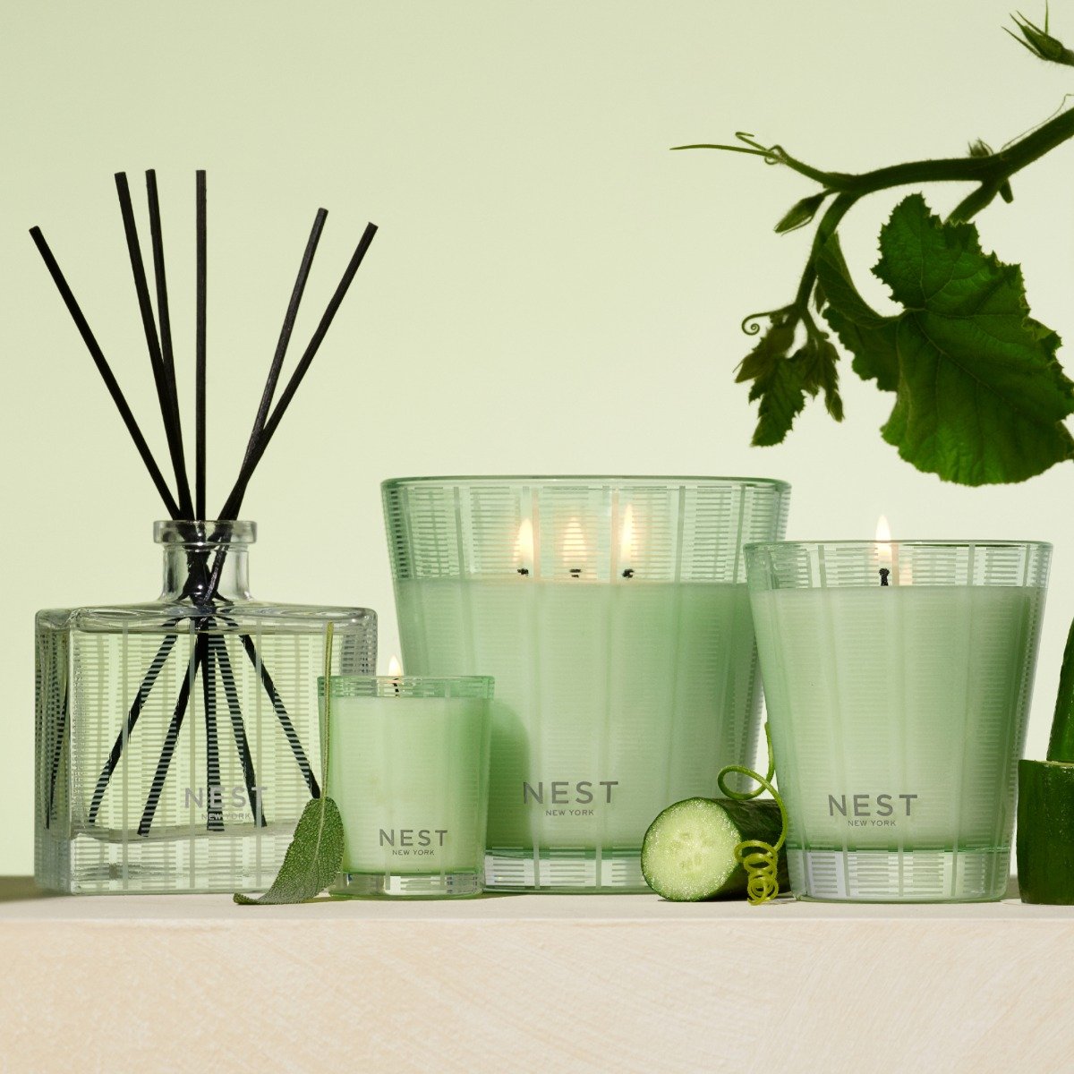 Nest - Cucumber & White Sage Candle