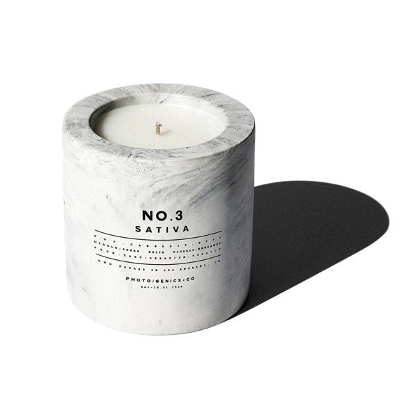 Photogenics - Sativa #3 Concrete Candle