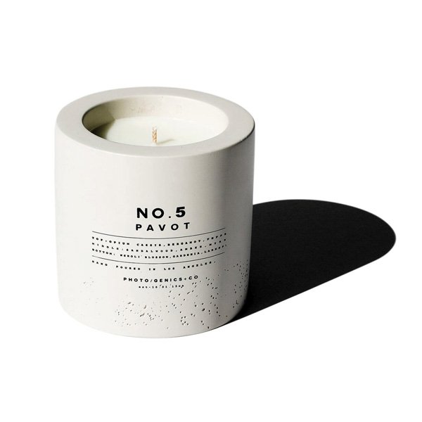 Photogenics - Pavot #5 Concrete Candle