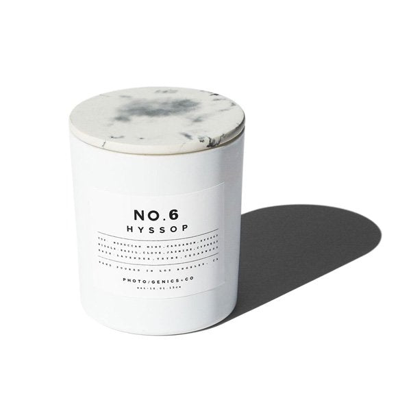 Photogenics - Hyssop #6 Glass Candle