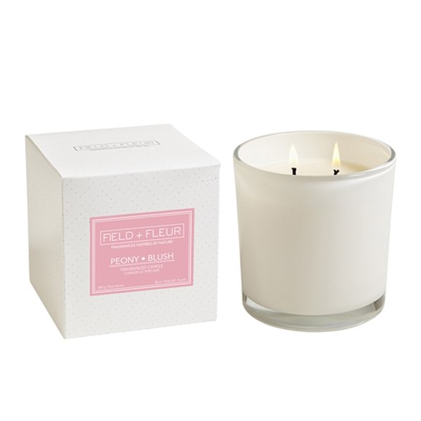Field + Fleur - Peony Blush 2 Wick Candle
