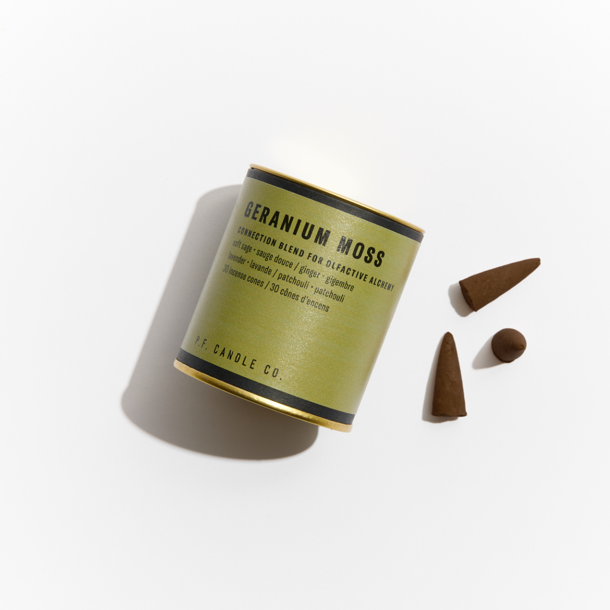 P.F. Candle Co. - Geranium Moss Incense Cones