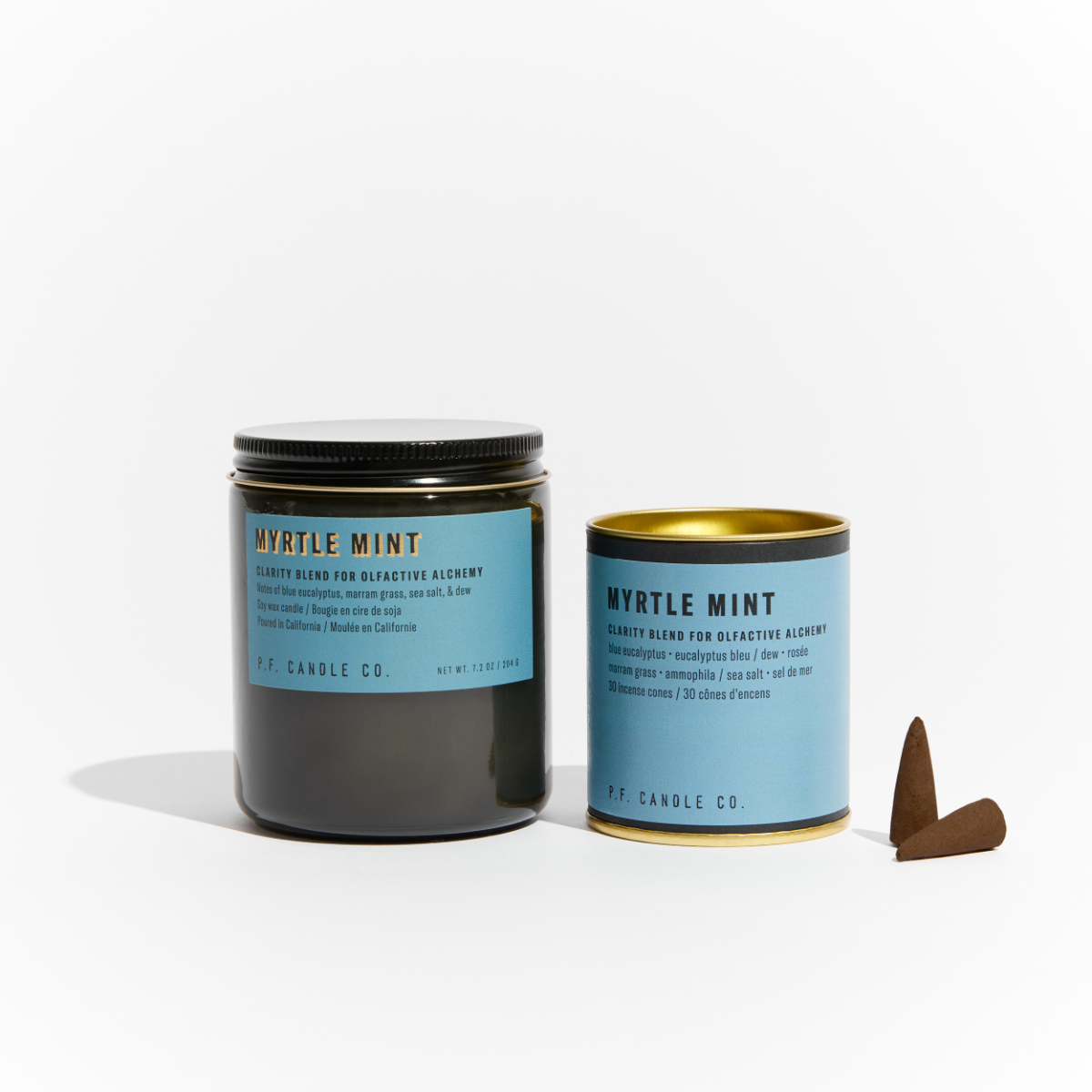 P.F. Candle Co. - Myrtle Mint Incense Cones