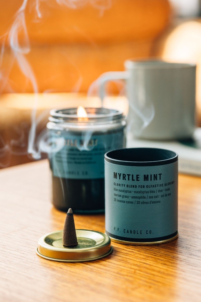 P.F. Candle Co. - Myrtle Mint Incense Cones