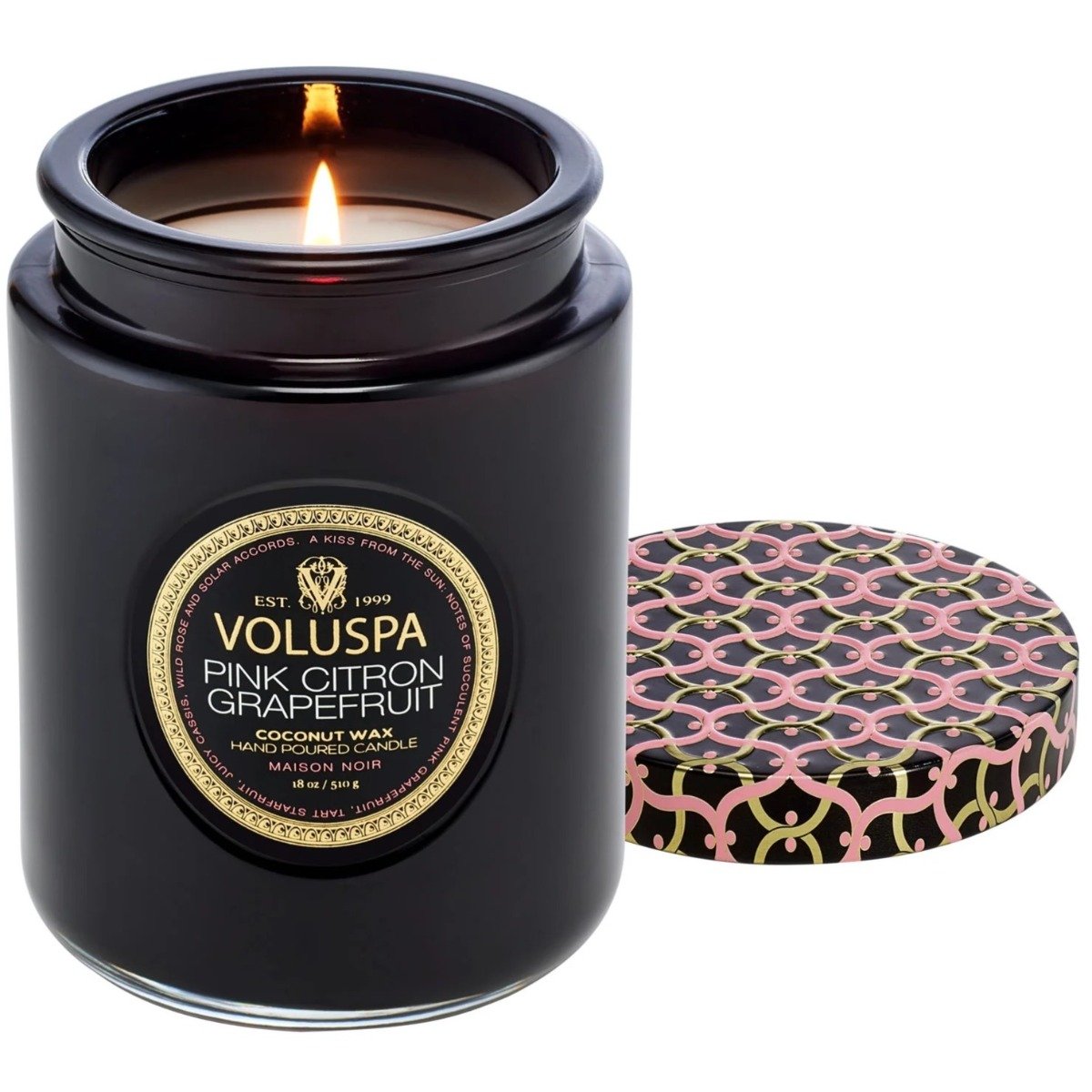 Voluspa - Pink Citron Grapefruit Large Jar Candle