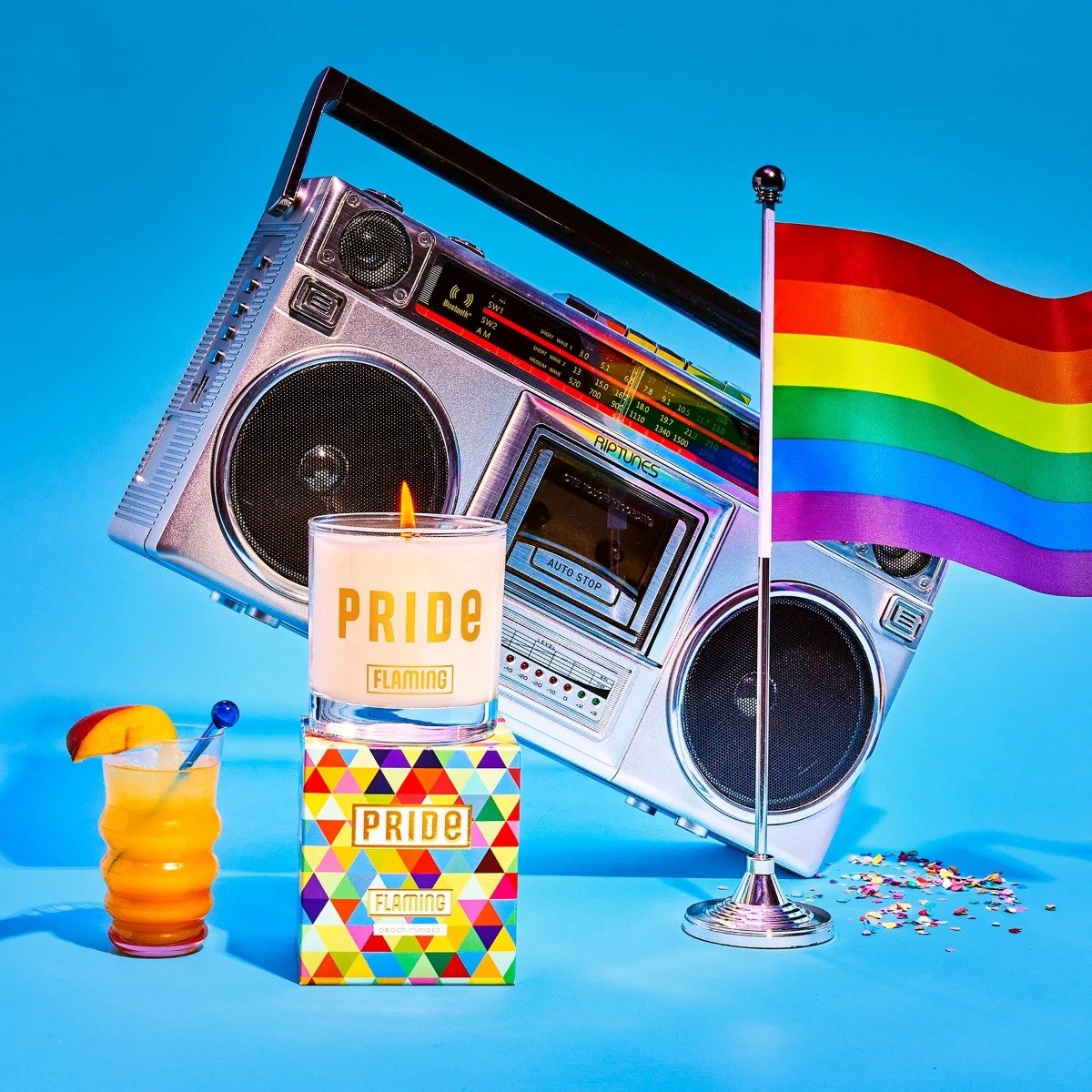 Flaming - Pride (Peach Mimosa) Candle