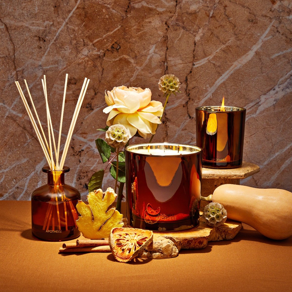 Apotheke - Pumpkin Ginger 3 Wick Candle