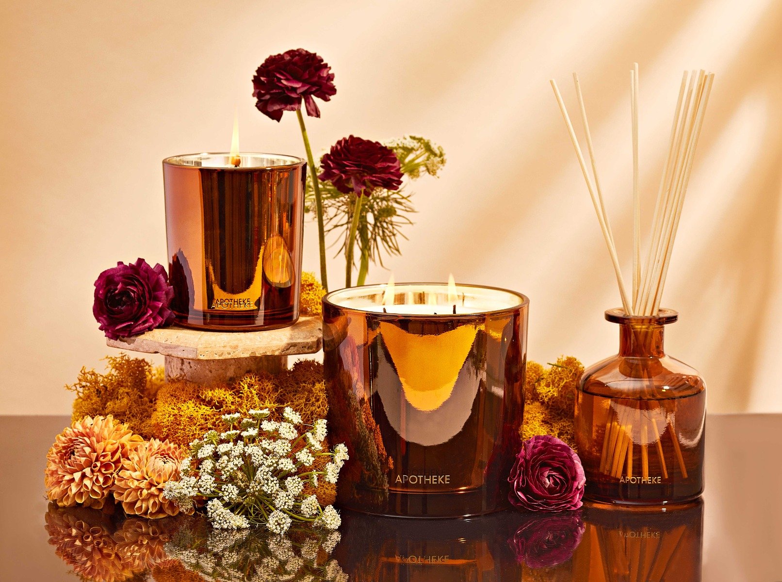 Apotheke - Pumpkin Ginger 3 Wick Candle