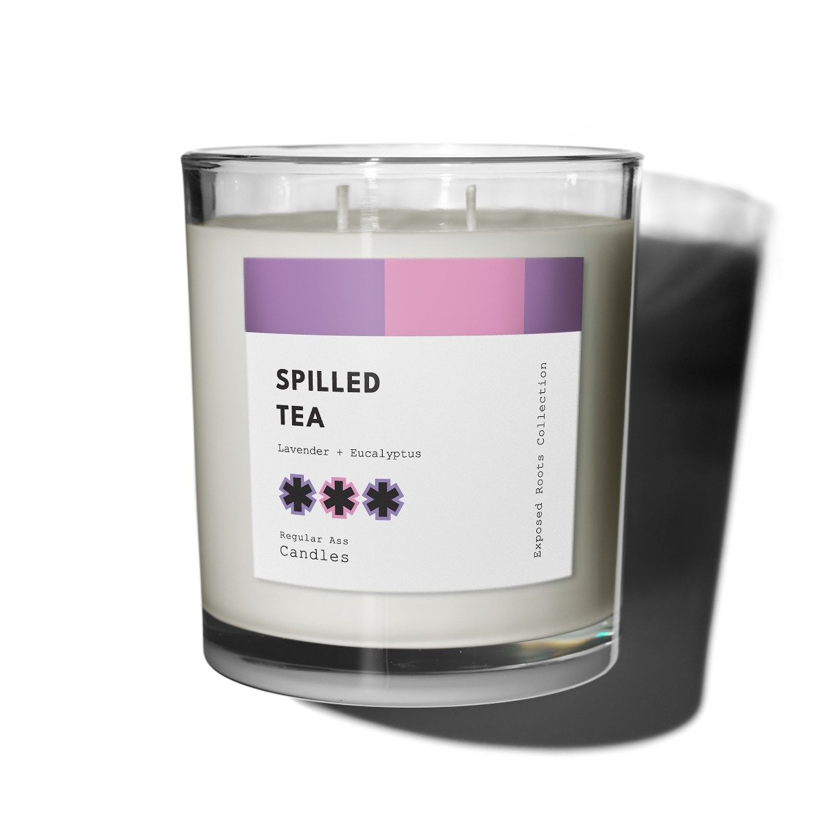 Regular Ass Candles - Spilled Tea (Lavender + Eucalyptus) Candle