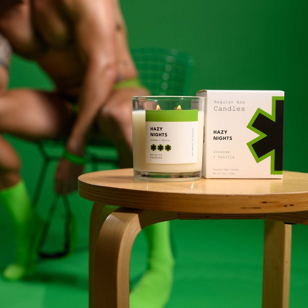 Regular Ass Candles - Hazy Nights (Incense + Vanilla) Candle