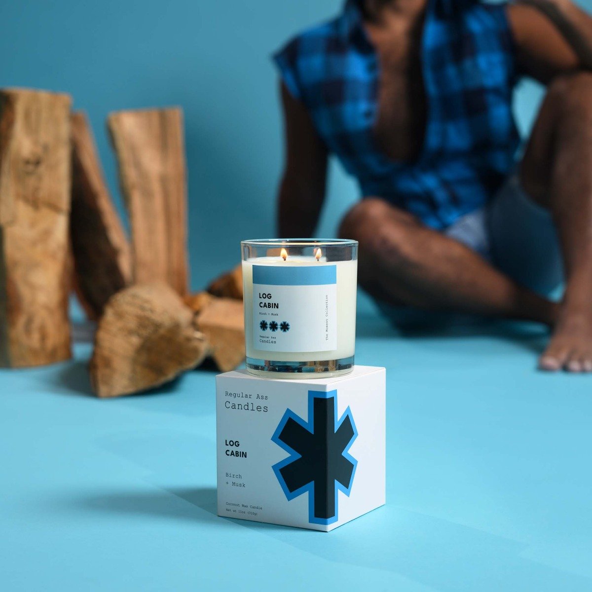 Regular Ass Candles - Log Cabin (Birch + Musk) Candle