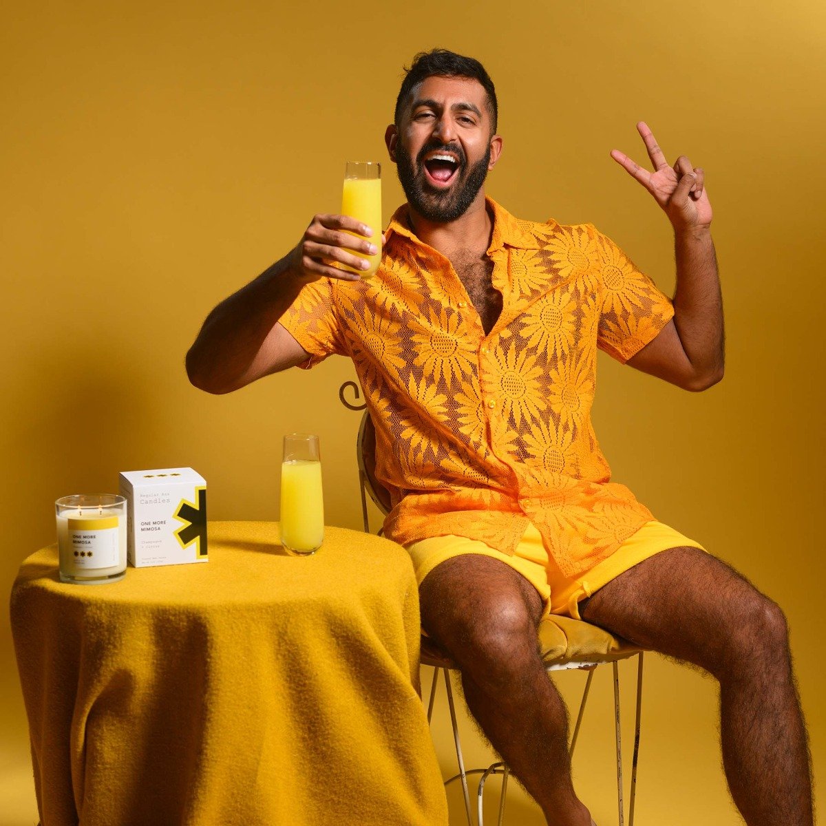 Regular Ass Candles - One More Mimosa (Champagne + Citrus) Candle