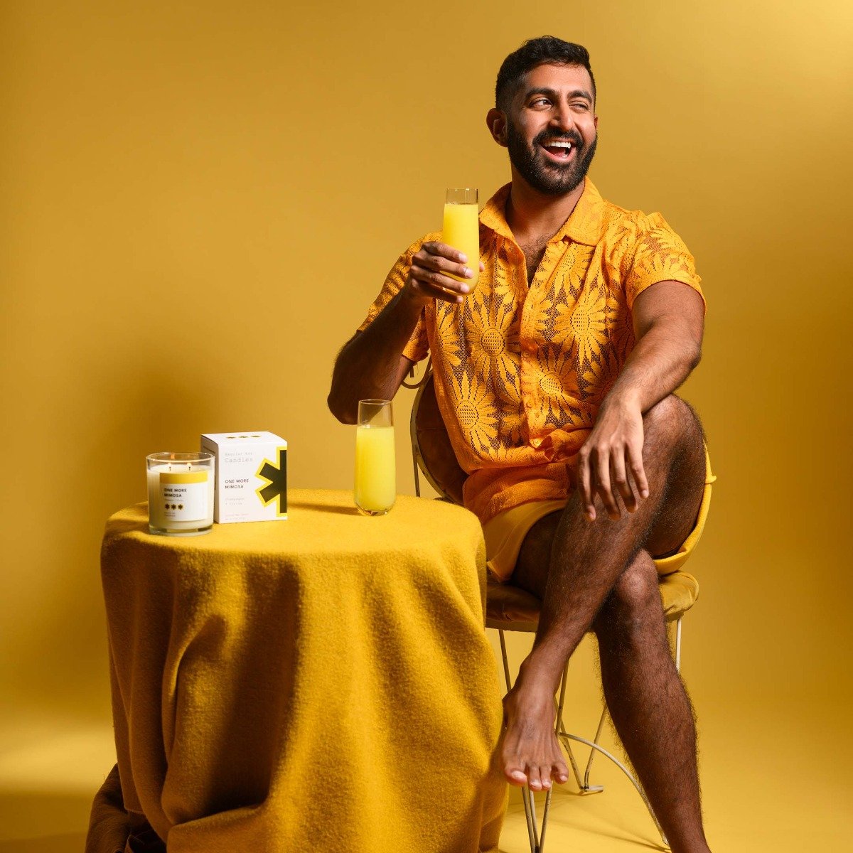 Regular Ass Candles - One More Mimosa (Champagne + Citrus) Candle