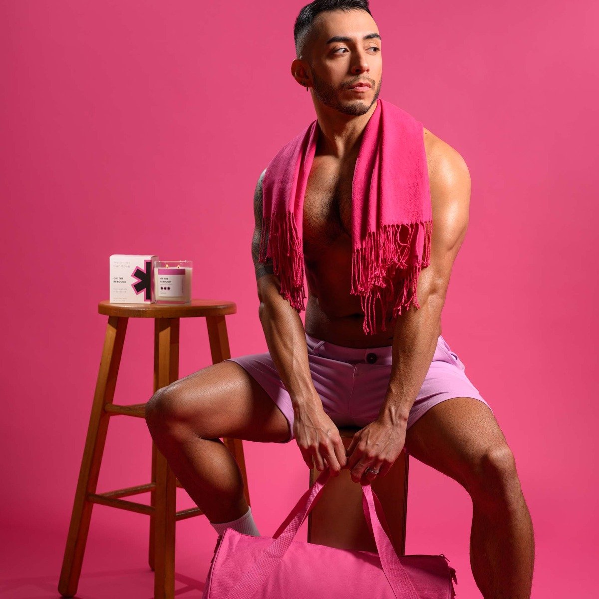 Regular Ass Candles - On The Rebound (Pomegranate + Lavender) Candle