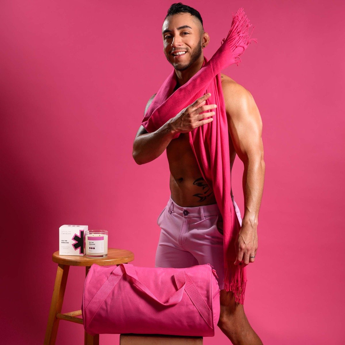 Regular Ass Candles - On The Rebound (Pomegranate + Lavender) Candle