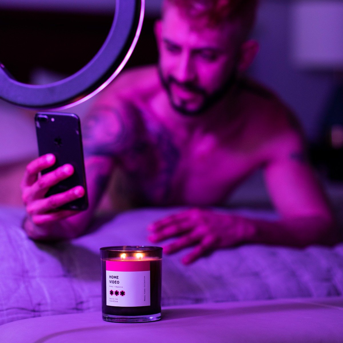 Regular Ass Candles - Home Video (Honey + Toffee) Candle