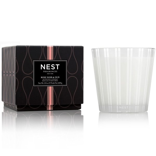 Nest - Rose Noir & Oud 3 Wick Candle