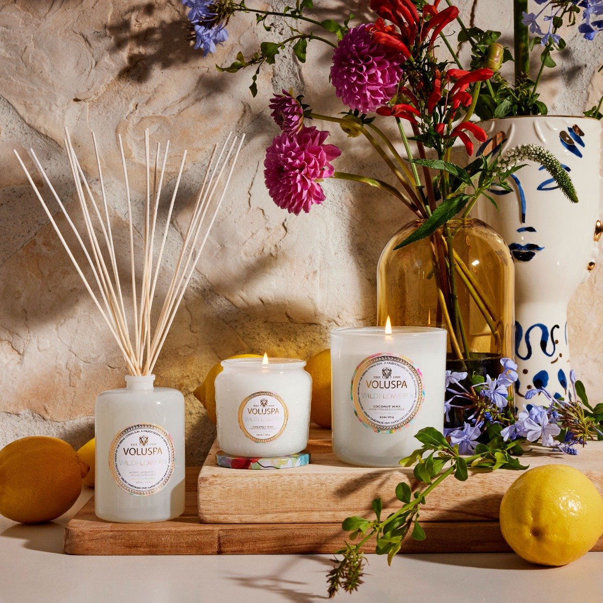 Voluspa - Wildflowers Assorted Gift Set