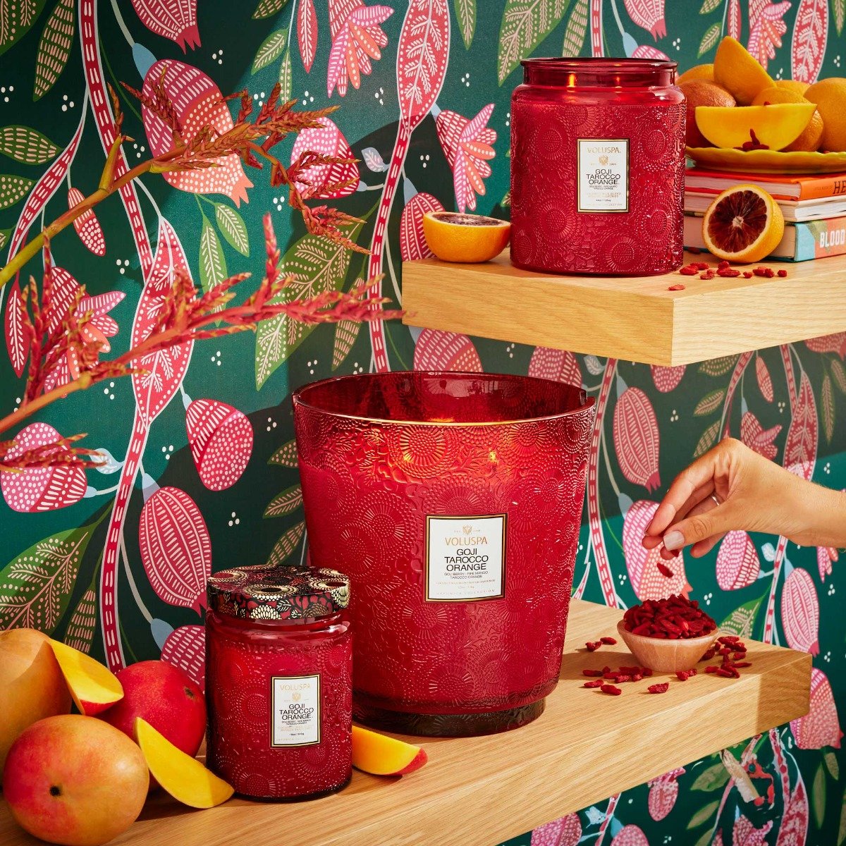 Voluspa - Goji & Tarocco Orange Large Jar Candle