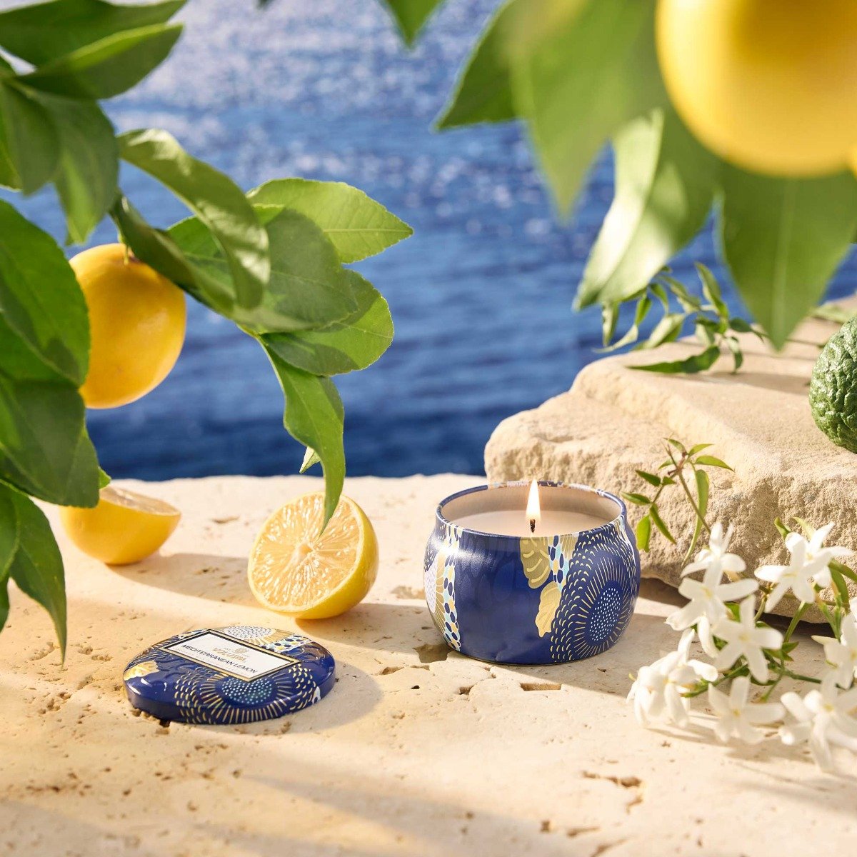 Voluspa - Mediterranean Lemon Mini Tin Candle
