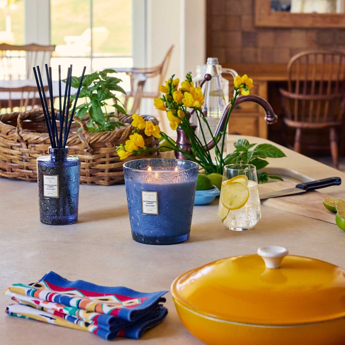 Voluspa - Mediterranean Lemon Luxe Diffuser