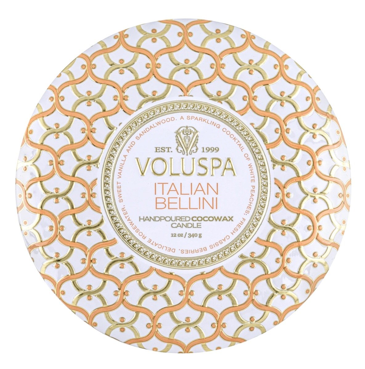 Voluspa - Italian Bellini 3 Wick Tin Candle