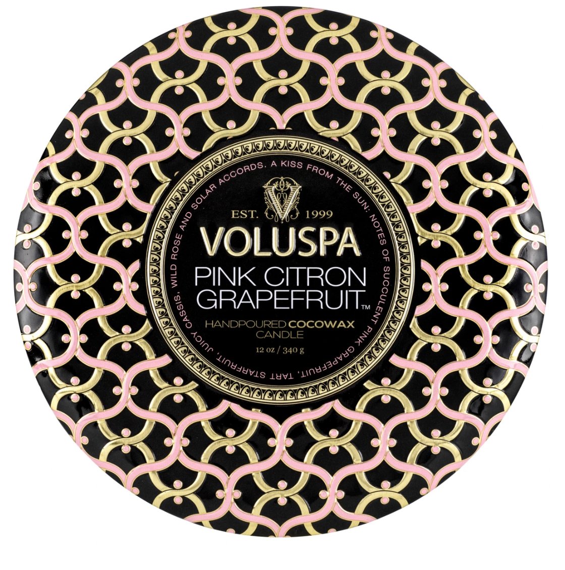 Voluspa - Pink Citron Grapefruit 3 Wick Tin Candle
