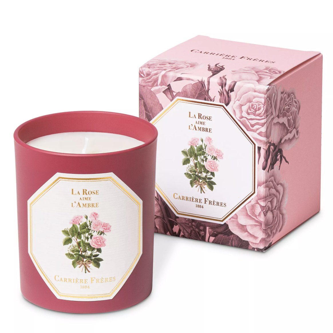 Carriere Freres - Rose Amber (La Rose Aime L'Ambre) Candle