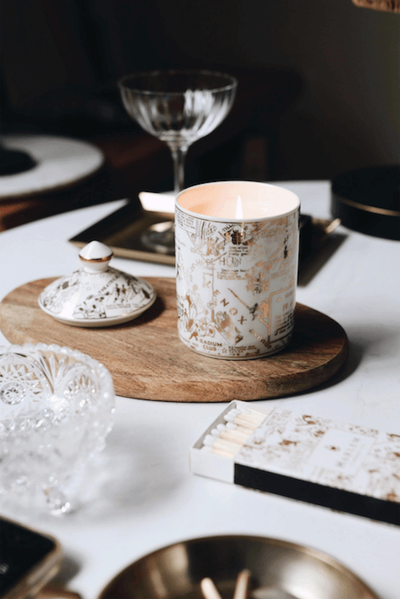 Harlem Candle Company - Speakeasy Harlem Map Ceramic Candle