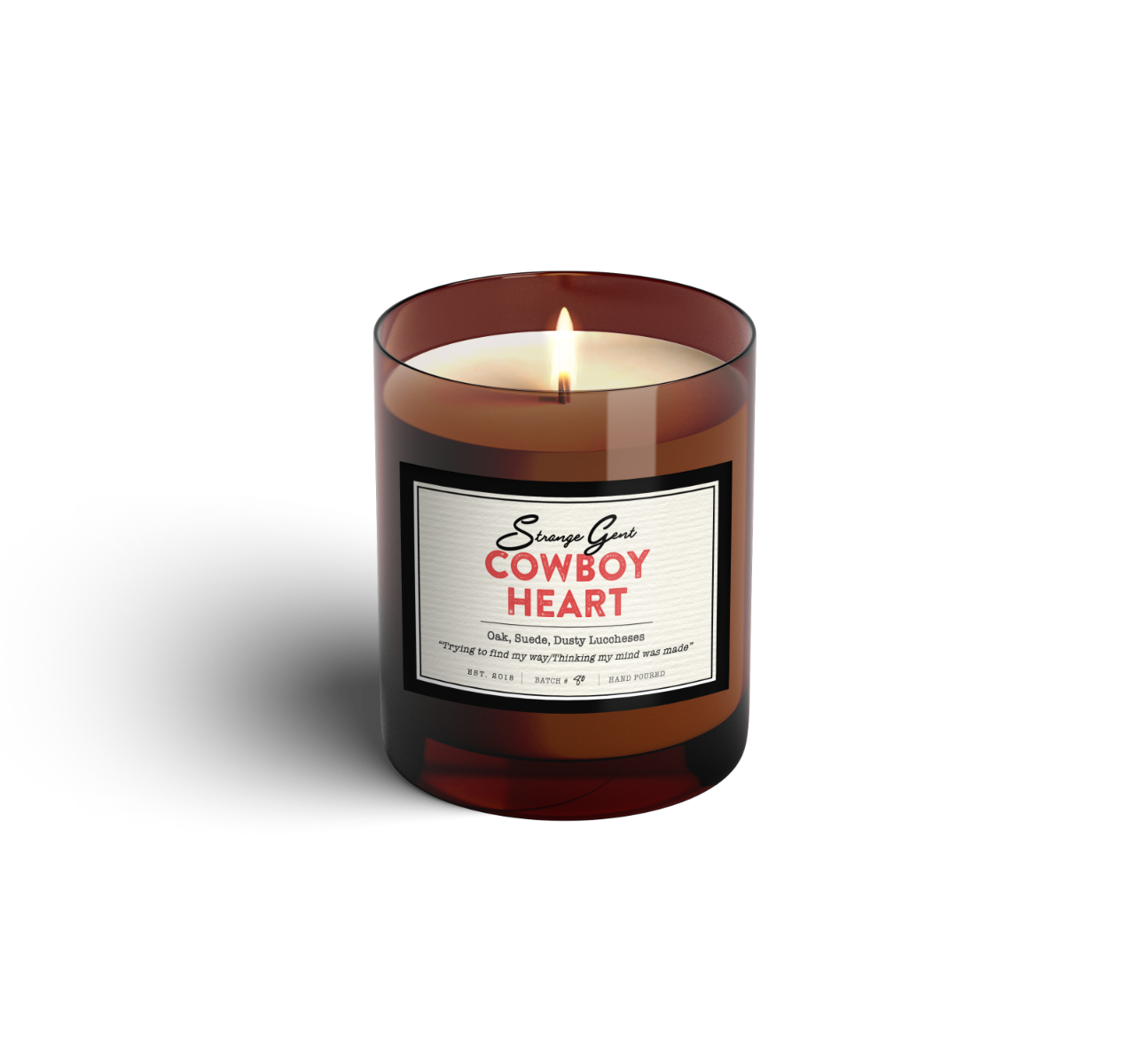 Strange Gent - Cowboy Heart Candle