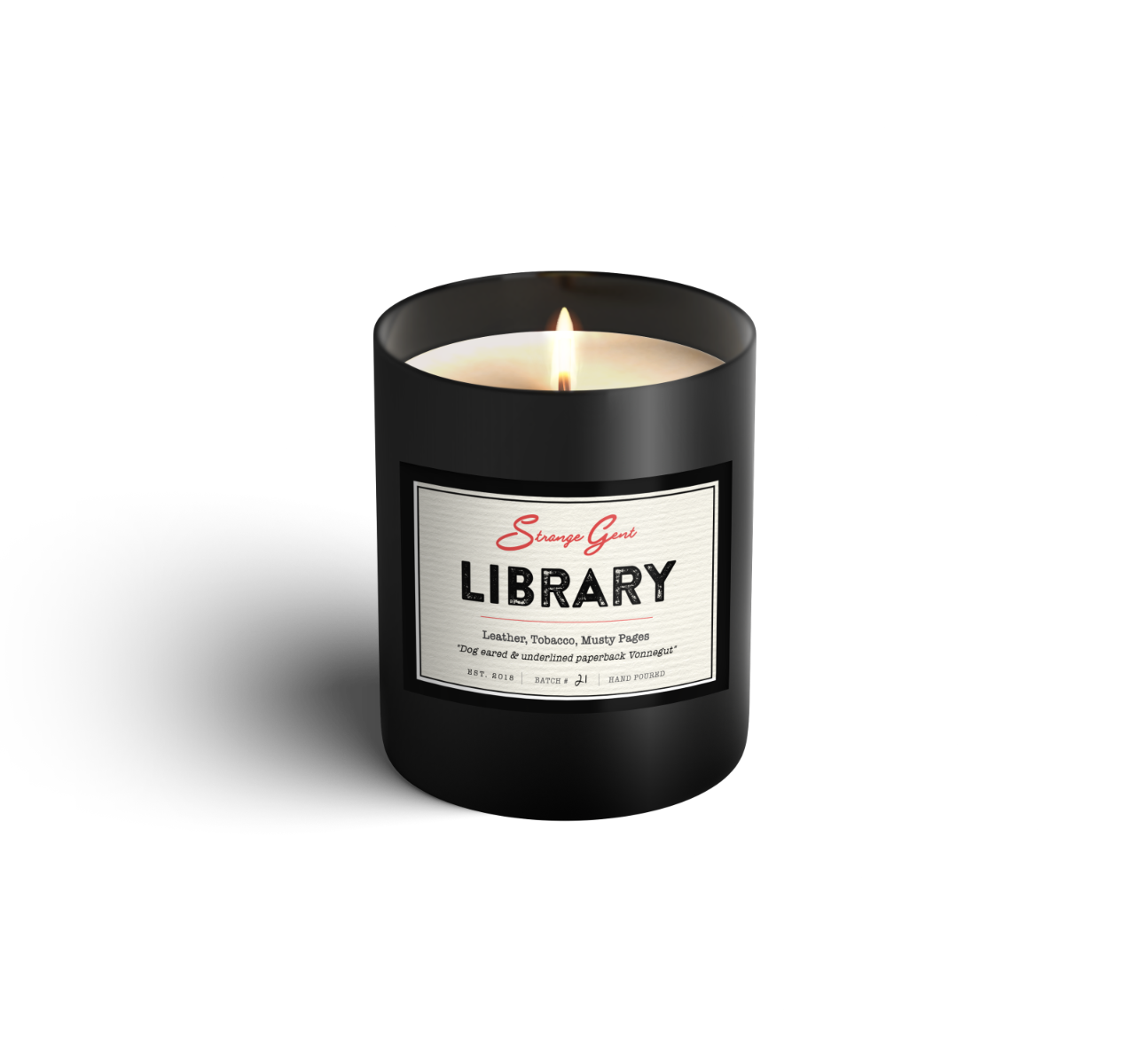 Strange Gent - Library Candle
