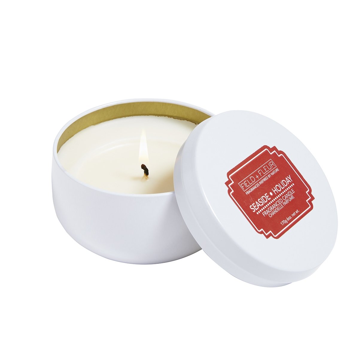 Field + Fleur - Seaside Holiday Tin Candle